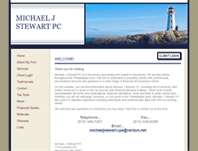 Tablet Screenshot of michaeljstewartpc.com